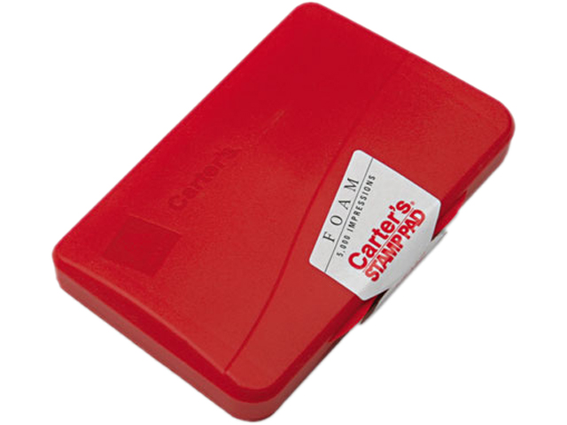 Foam Stamp Pad 4 1/4 x 2 3/4 Red