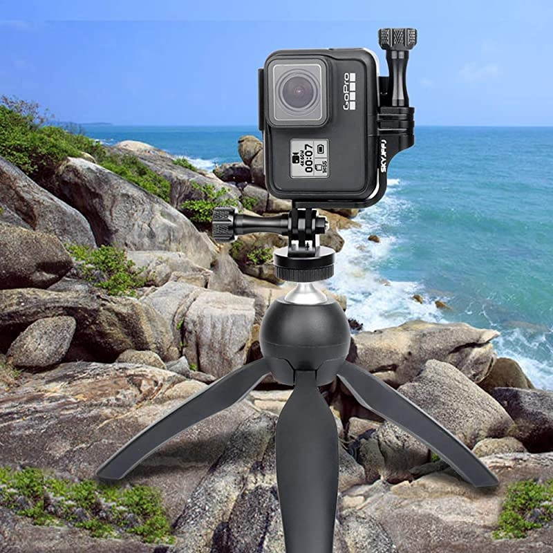 90 Degree Adapter Elbow Mount Elbow Fitting Compatible with gopro 7 6 5Original ShellVertical Photography Video Portrait Mode Helmet Mount Chest Mount