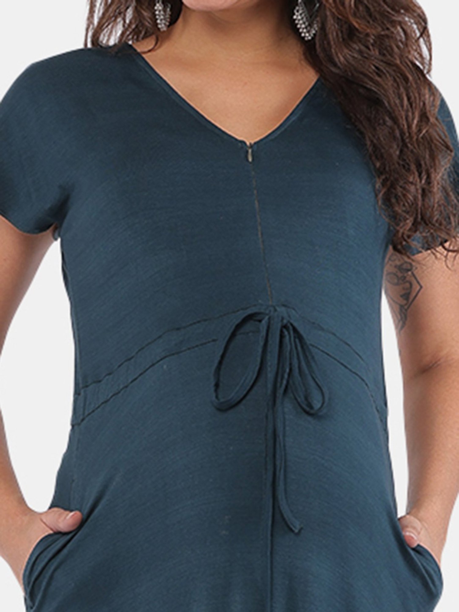 The Mom Store Teal Maternity Dress