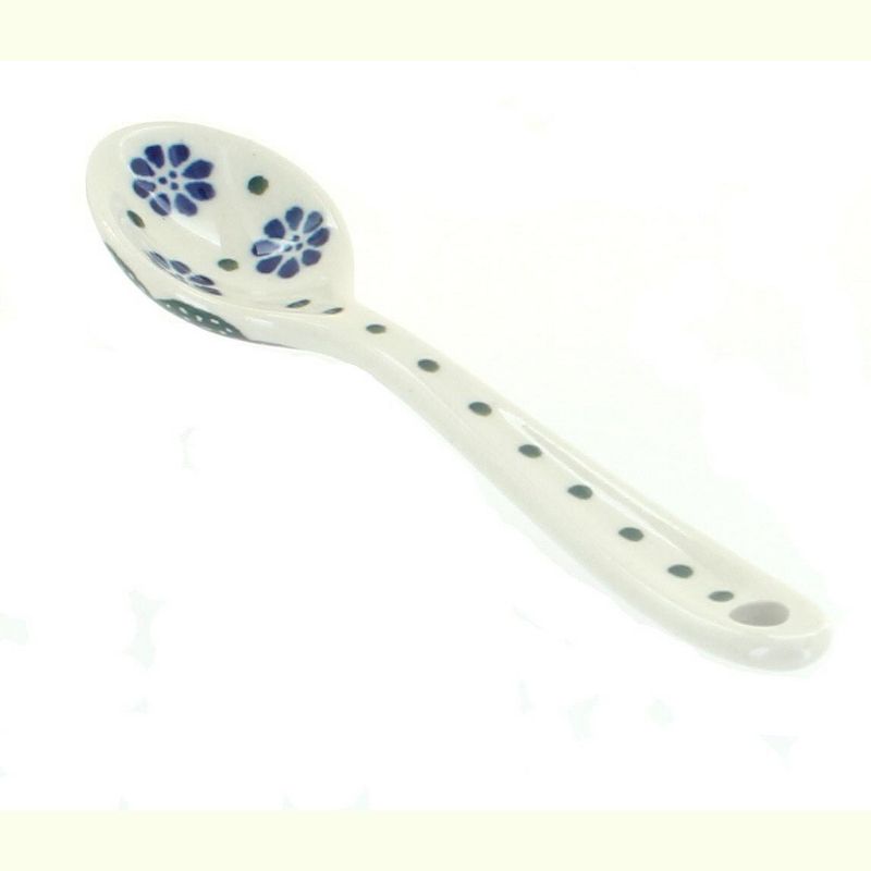 Blue Rose Polish Pottery Maia Sugar Spoon