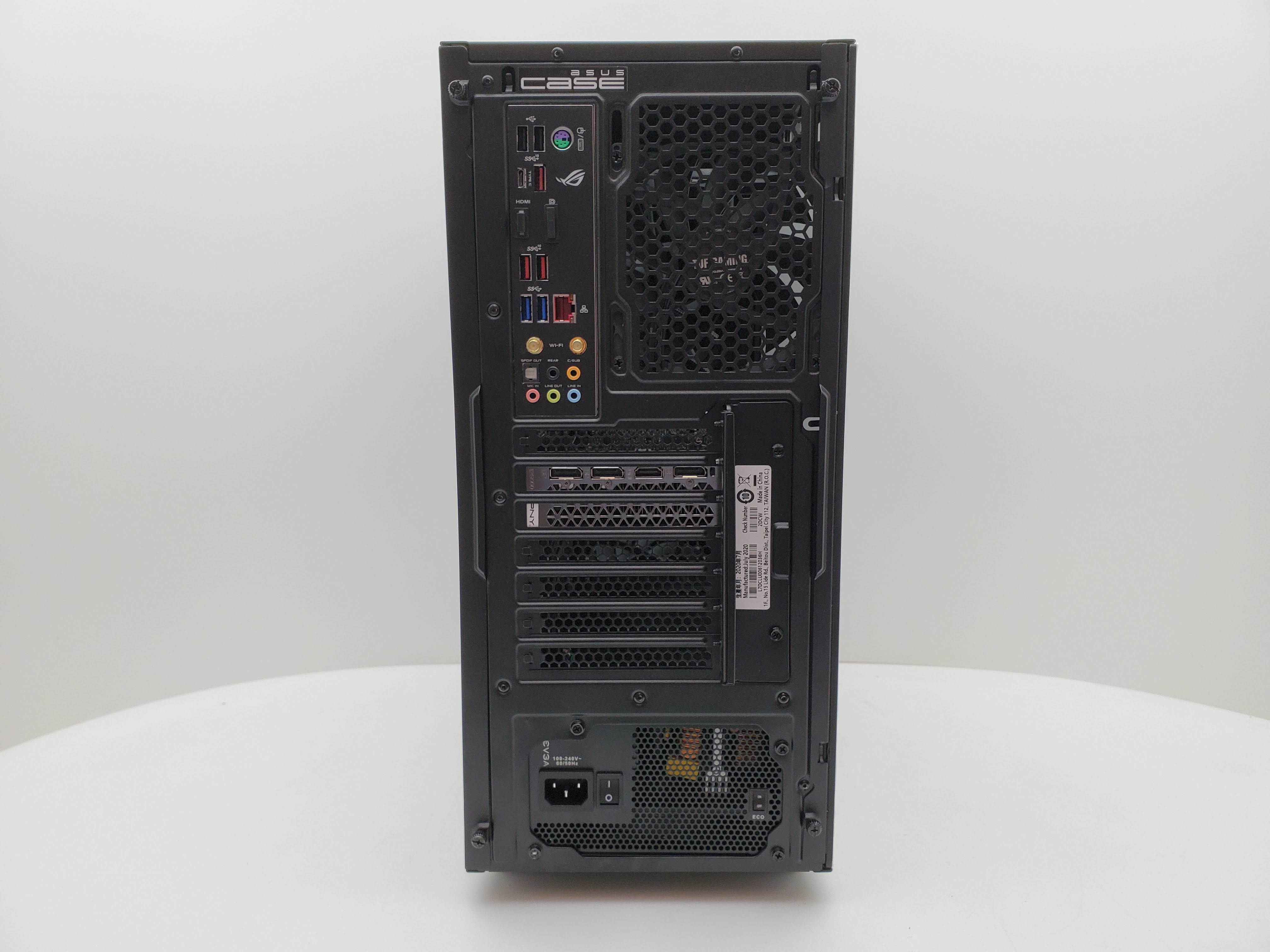 ASUS GT301 TUF LIQUID COOLED ARGB Intel 10-Core i9-10900K 3.7GHz - Nvidia GeForce RTX 3080 10GB GDDR6X - Z590 Chipset - 2TB 7200RPM + 256GB SSD - 32GB DDR4 3000MHz - 850W - Windows 10 Gaming Desktop