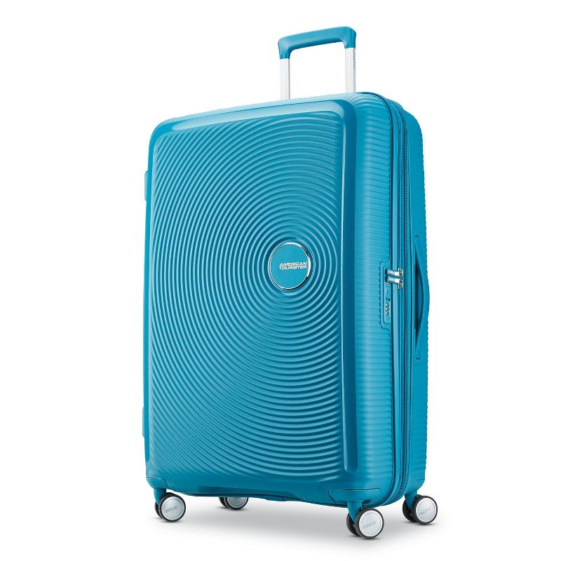 American Tourister 29'' Axion Checked Softside Suitcase - Black