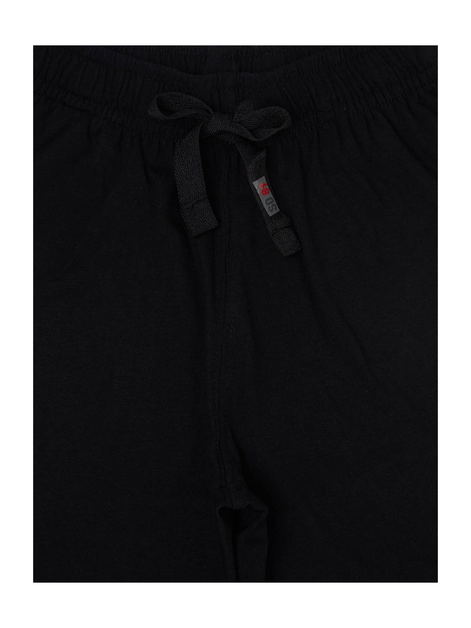 Sweet Dreams Kids Grey & Black Printed T-Shirt with Capri