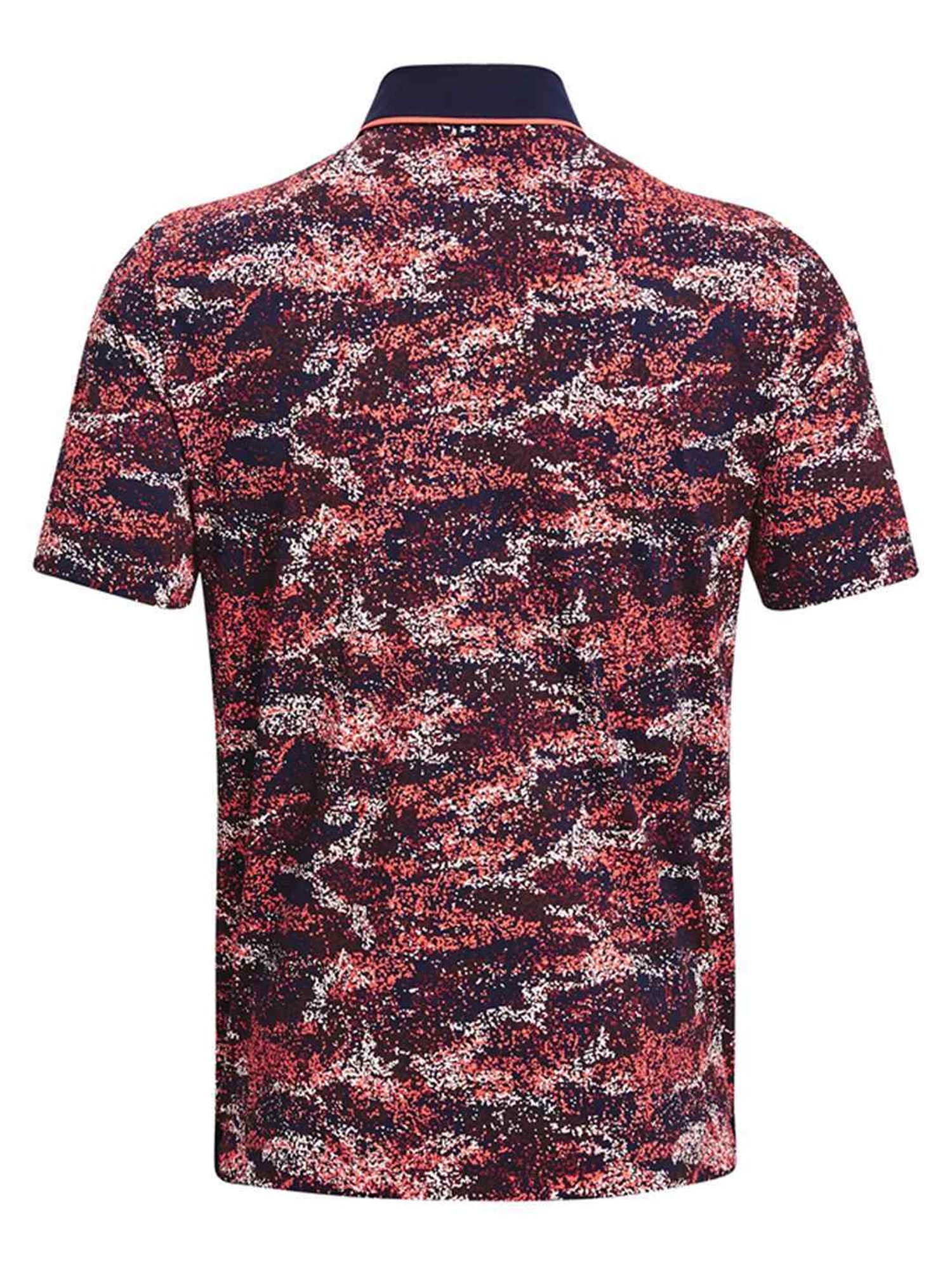 Under Armour Blue Loose Fit Printed Sports Polo