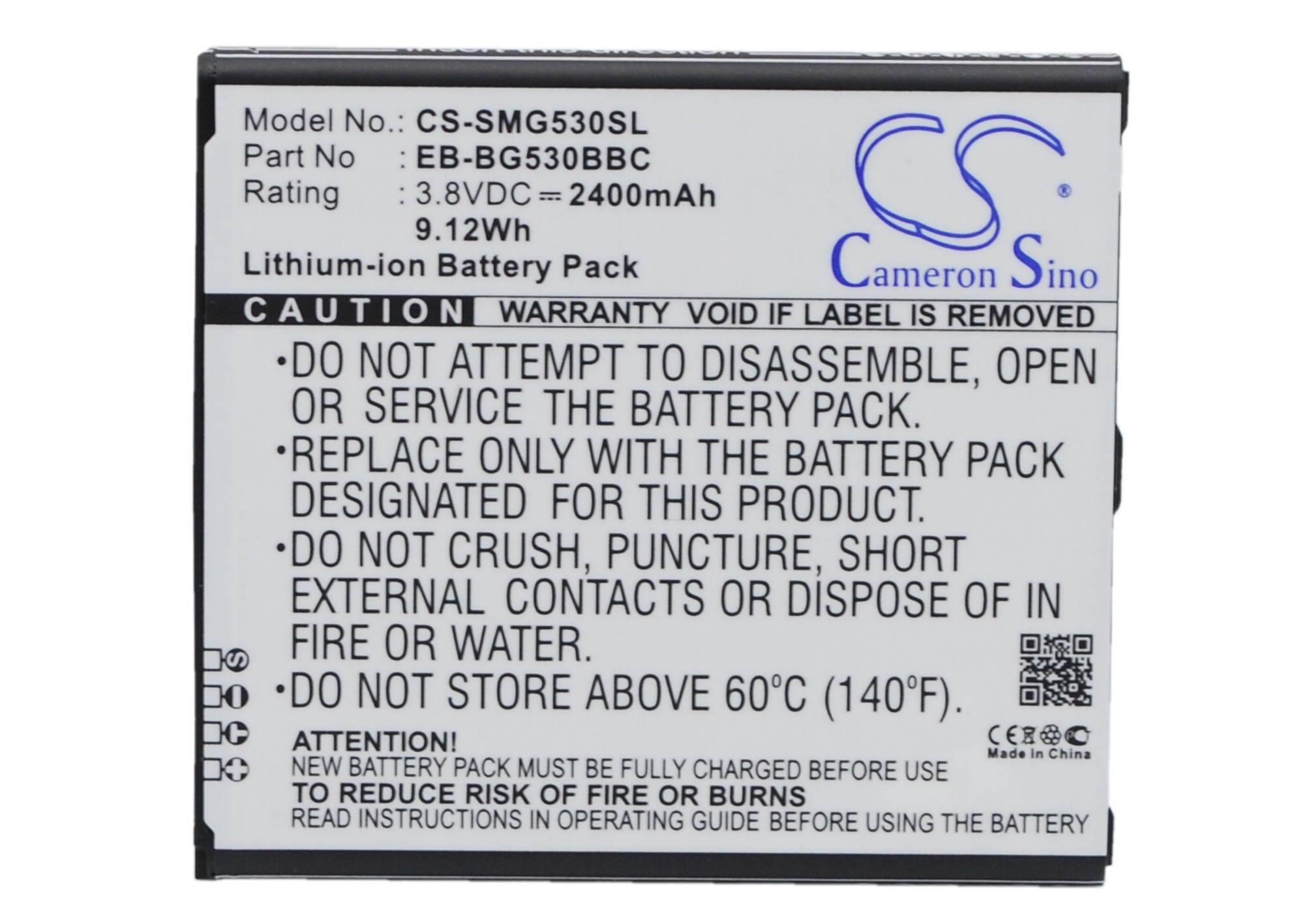 Battery Replacement for Samsung SM-J320H/DS Galaxy Amp Prime 3 2018 LTE US Galaxy J3 Eclipse SM-J500G SM-J337V EB-BG530BBU EB-BG530BBC BG530CBU EB-BG530CBZ EB-BG530CBU GH43-04372A EB-BG530CBB