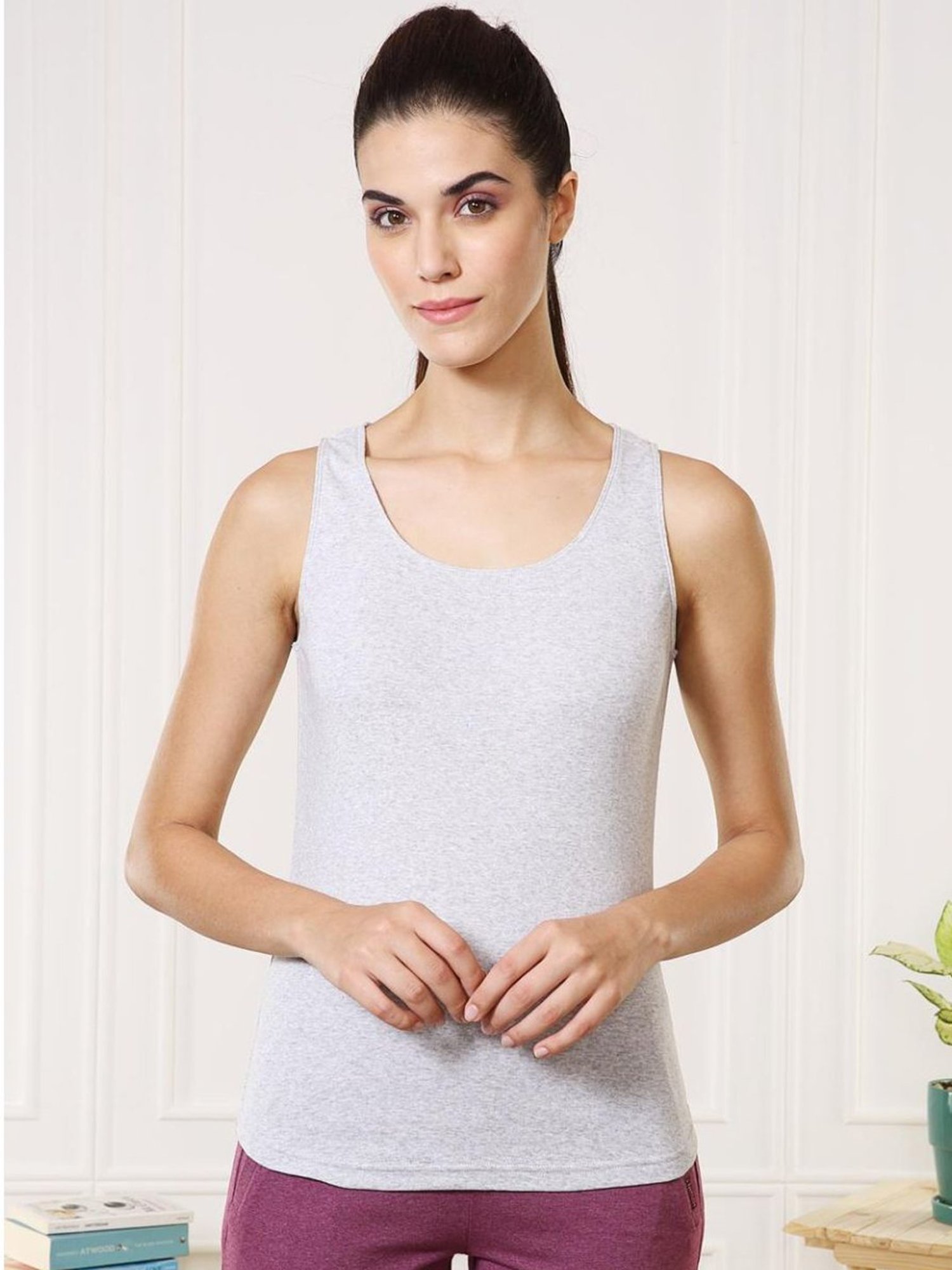 Enamor White Non-Padded Camisole