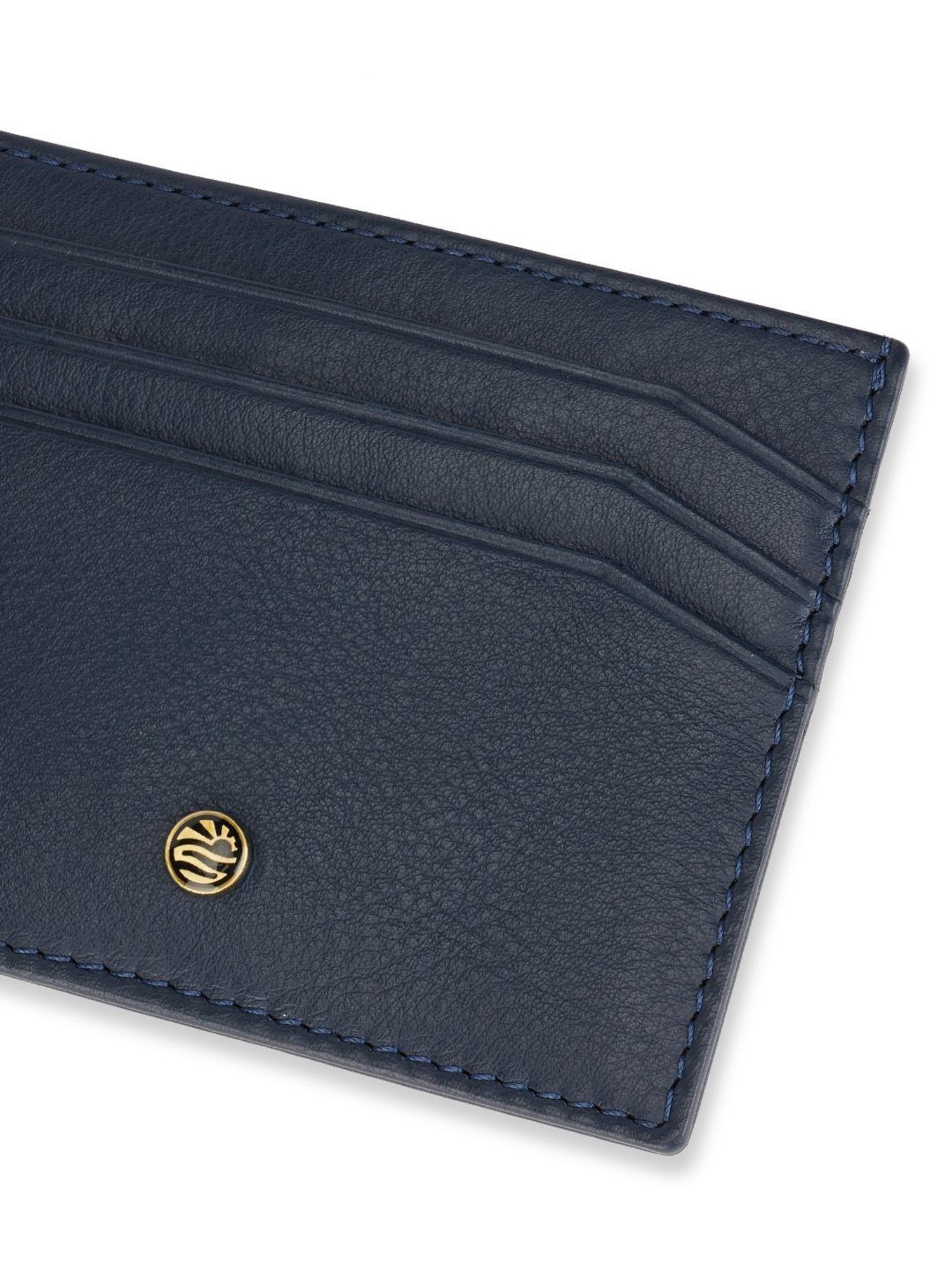 PERQUISITE CENTURION Navy Solid Card Holder