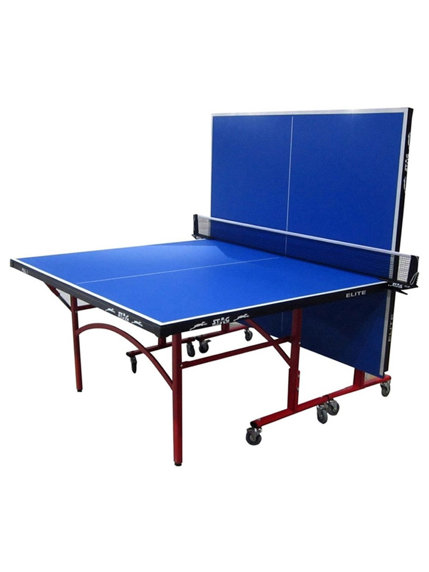 Stag Global Elite 22mm Professional Quick Easy Setup Table Tennis Table (Blue)
