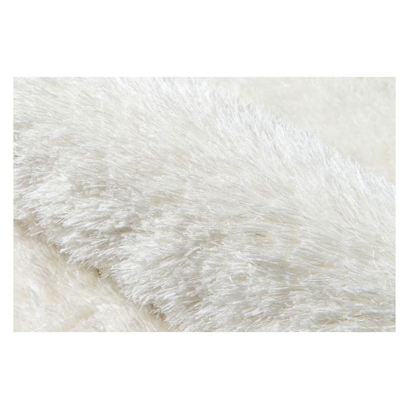 7'6"X9'6" Solid Loomed Area Rug White - Momeni