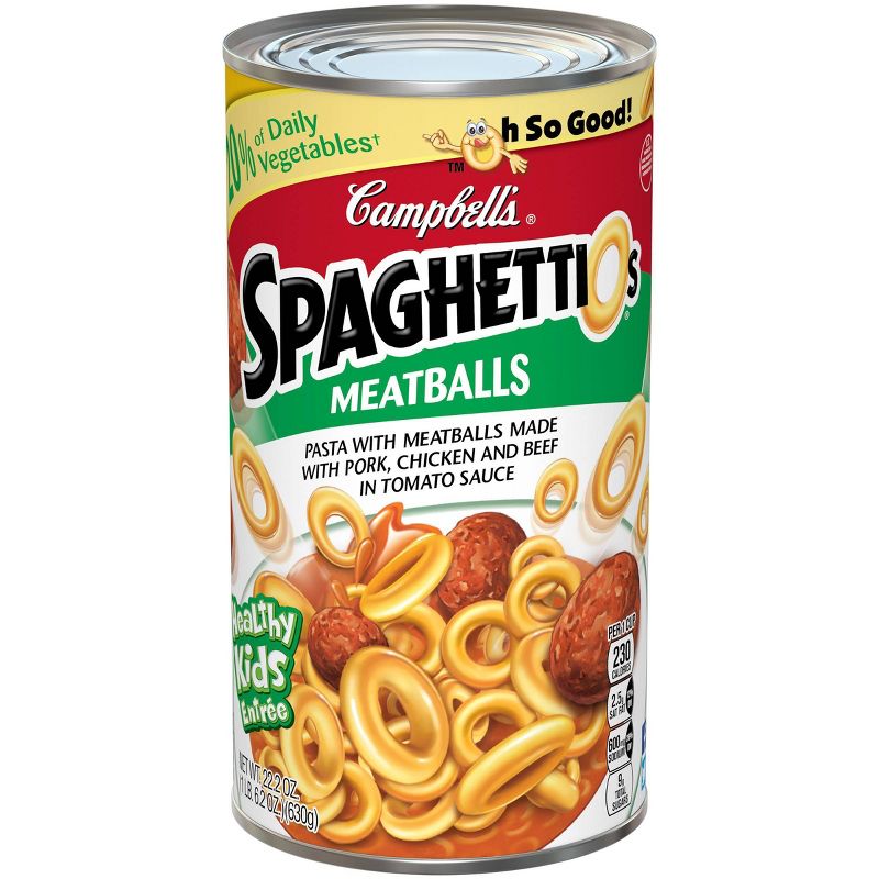 Campbell's SpaghettiOs with Meatballs 22.2oz