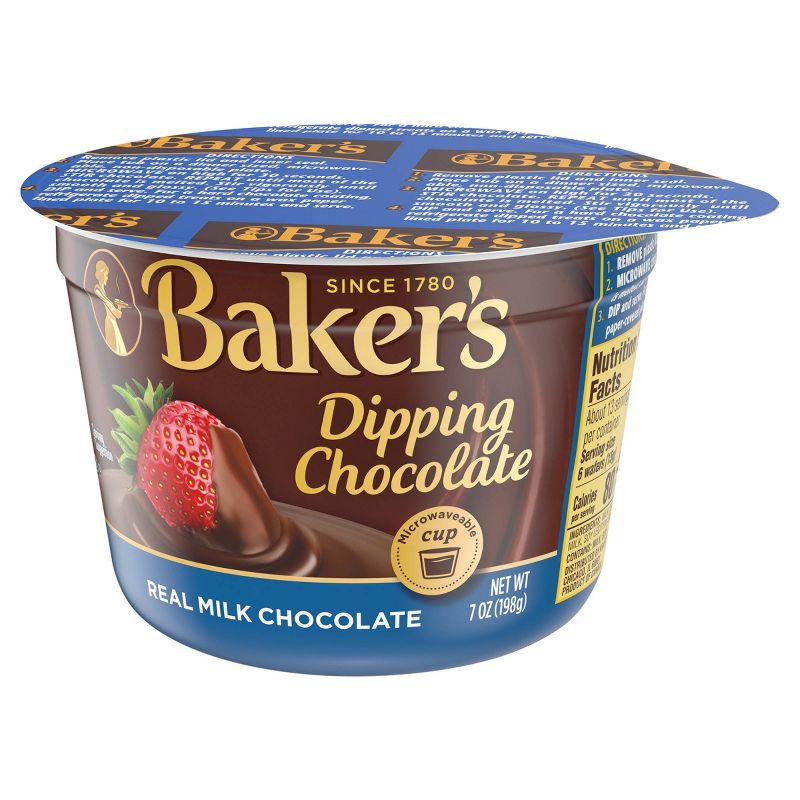 Baker's Microwaveable Dipping Milk Chocolate - 7oz