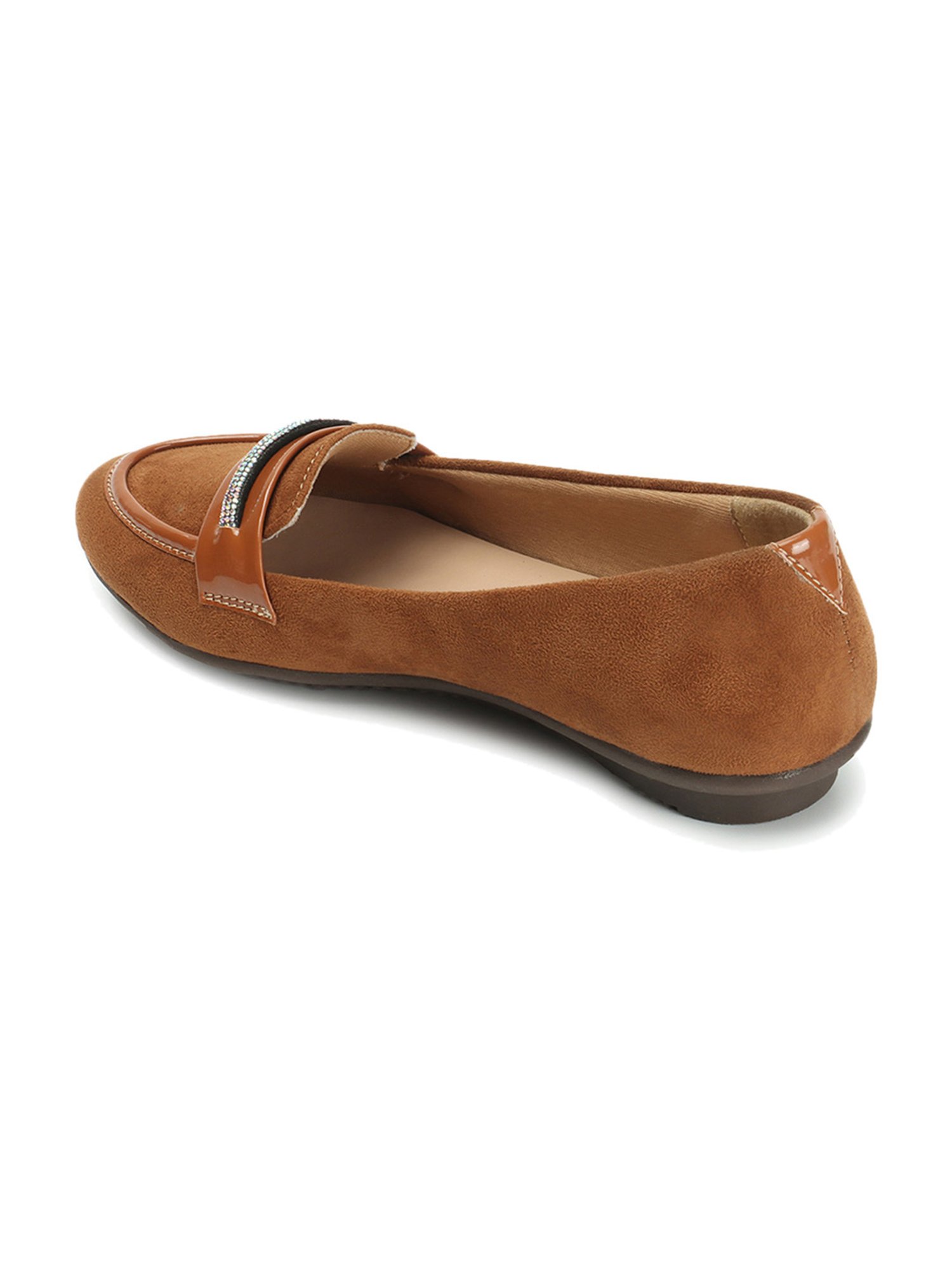 Elle Women's Tan Flat Ballets