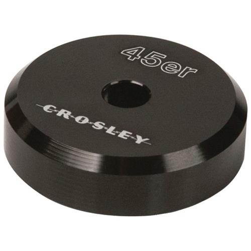 CROSLEY RADIO CR9100A-BK 45'er Aluminum 45RPM Adapter ,Black