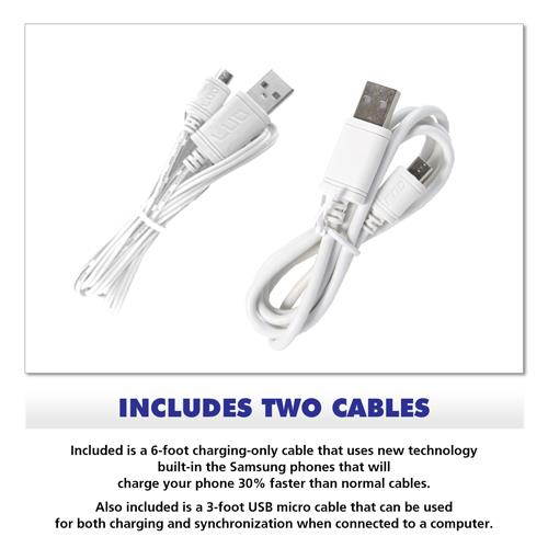 RND Dock for Samsung Galaxy S6 and S6 Edge with USB port (compatible with or without a slim-fit case) (white)