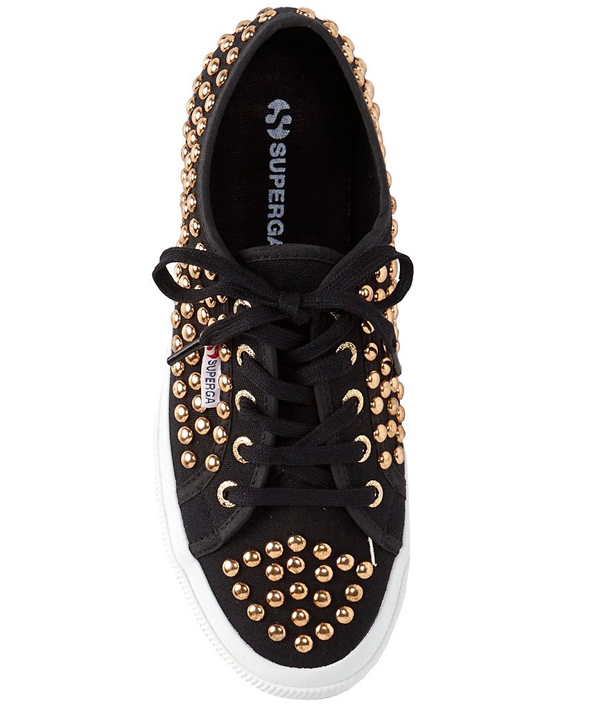 Superga 2750 COTSTUDS1W Lace-Up Studded Detail Sneakers