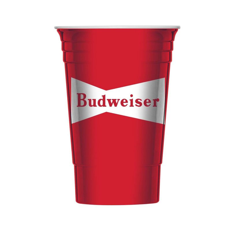 Budweiser 16oz 6pk Plastic Reusable Cups