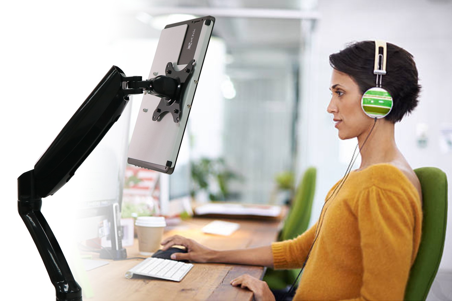 GeChic 1102I 11.6" FHD 1080p Portable Touchscreen Monitor with HDMI & VGA video inputs, USB powered, Plug&Play, Ultralight and Slim, Built-in Speakers, Rear Docking