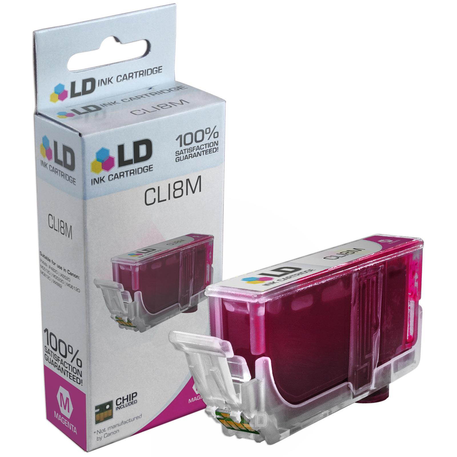 LD Compatible Replacement for Canon PGI5 and CLI8 Set of 14 Ink Cartridges Includes: 5 Pigment Black (PGI5BK), 3 Cyan (CLI8C), 3 Magenta (CLI8M), and 3 Yellow (CLI8Y)