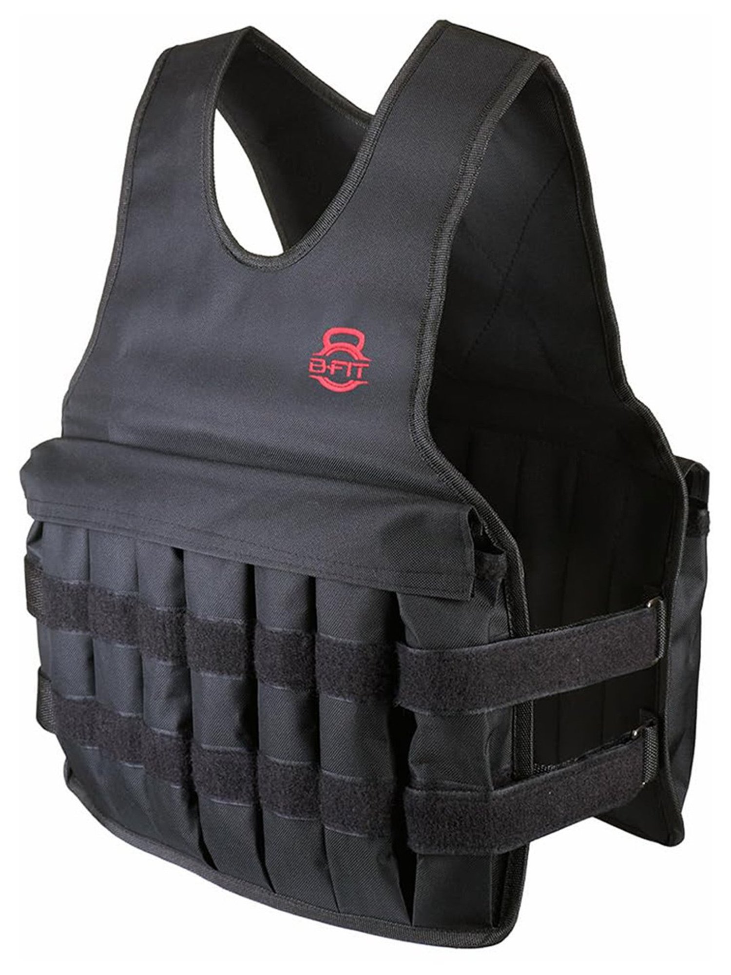 B Fit Weighted Vest Jacket (Black)