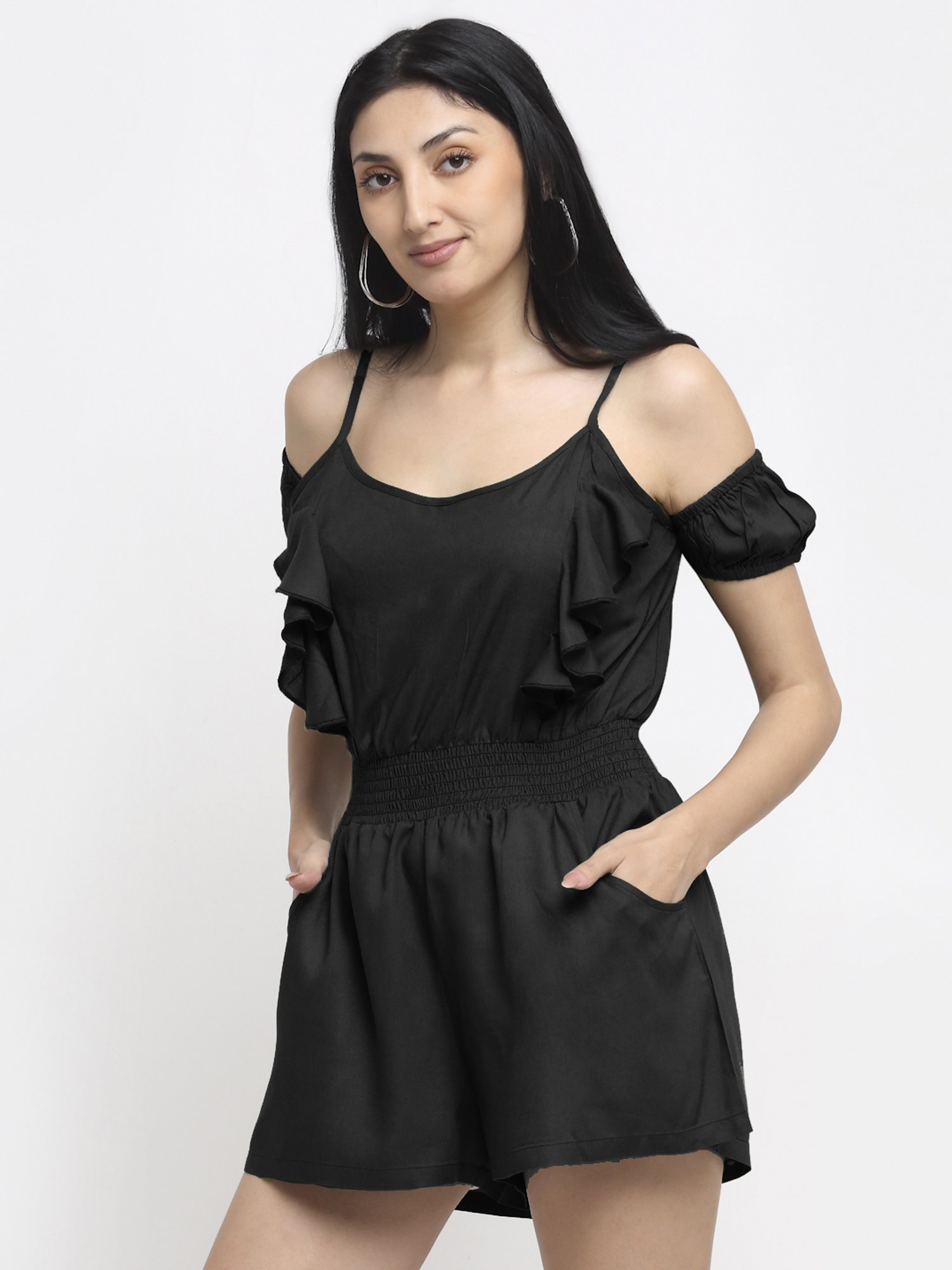 NEUDIS Black Sleeveless Jumpsuit