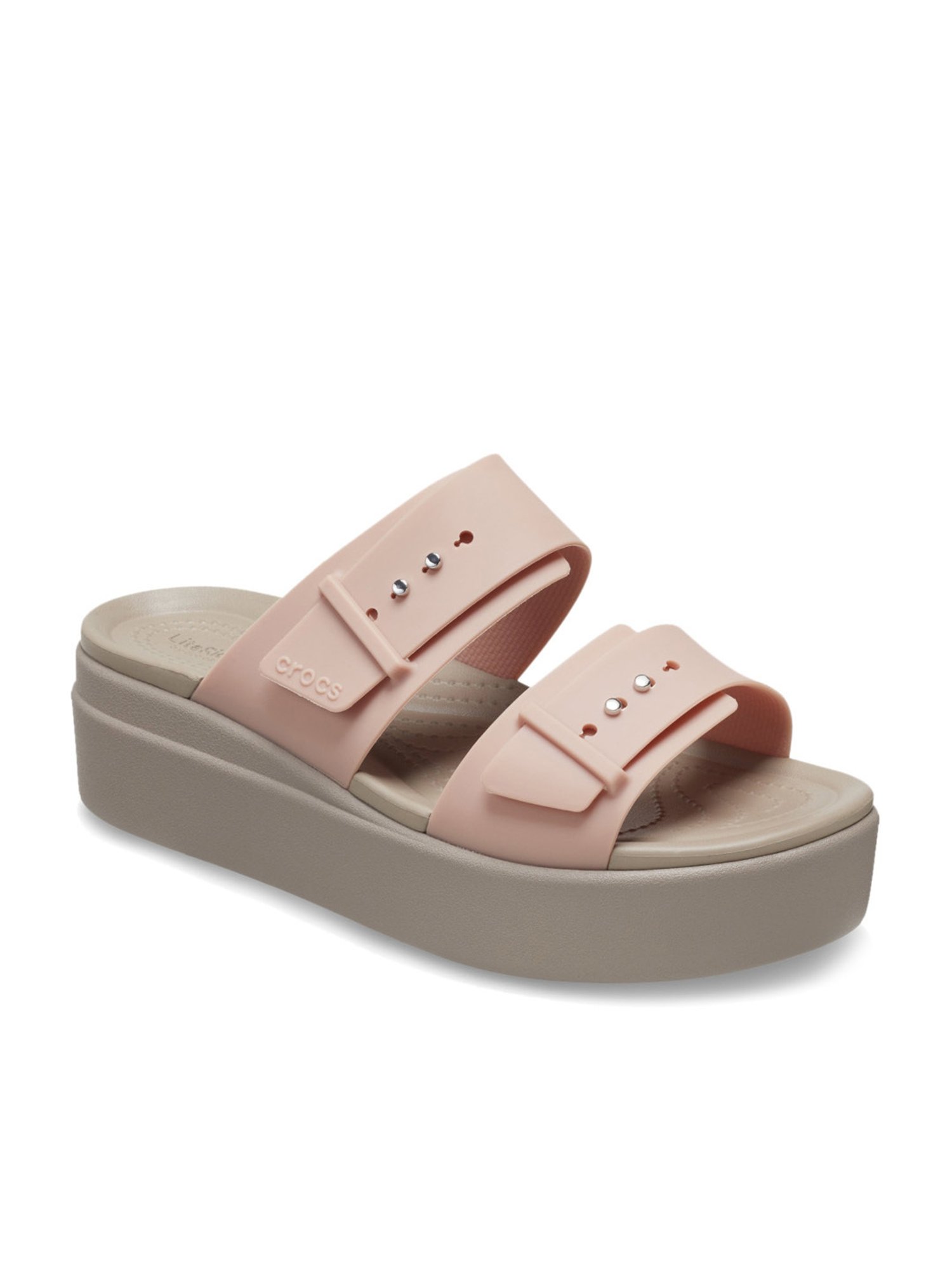 Crocs Women's Brooklyn Pale Blush Casual Sandals