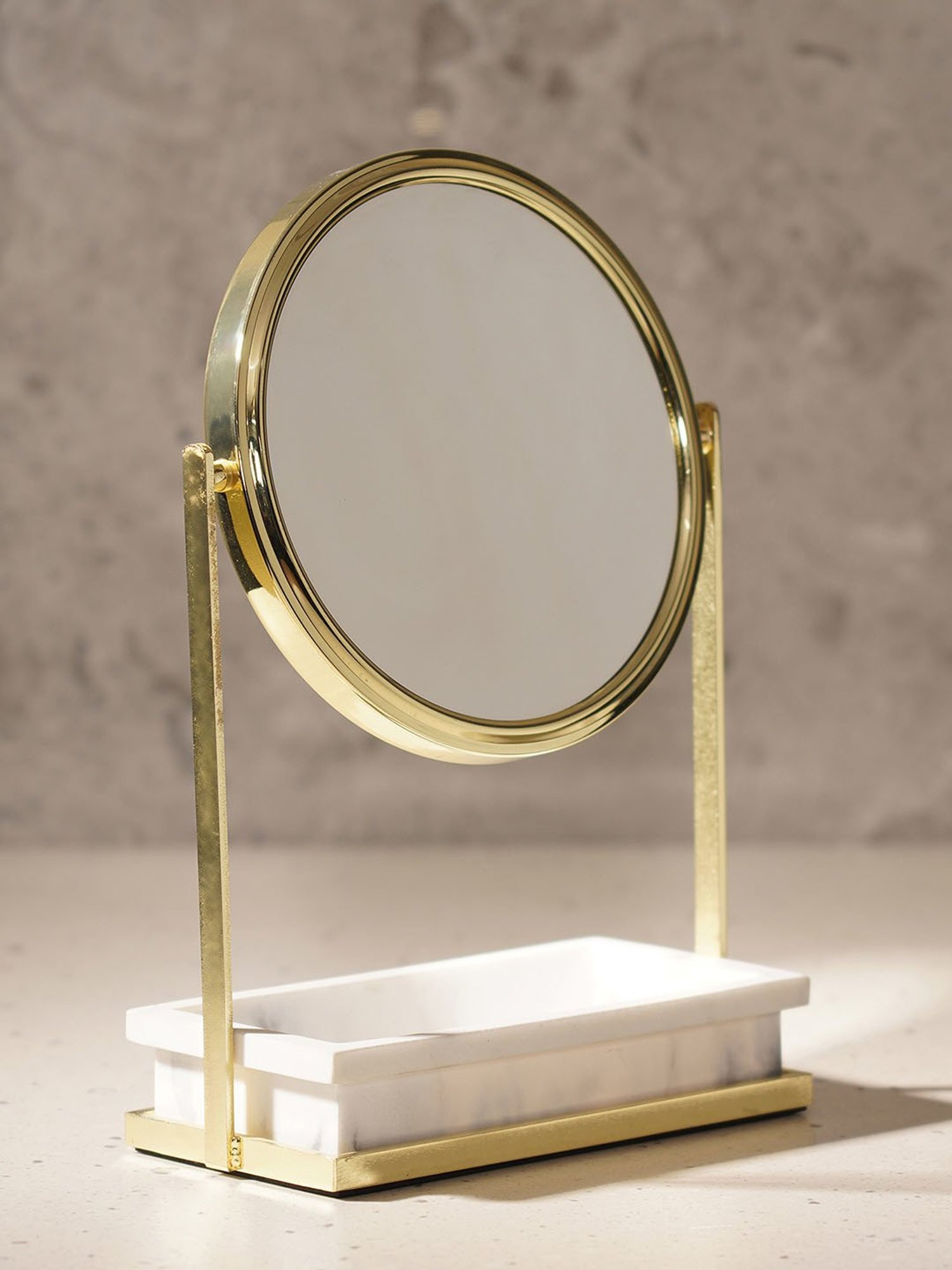 Pure Home and Living Gold Metal Mirrors