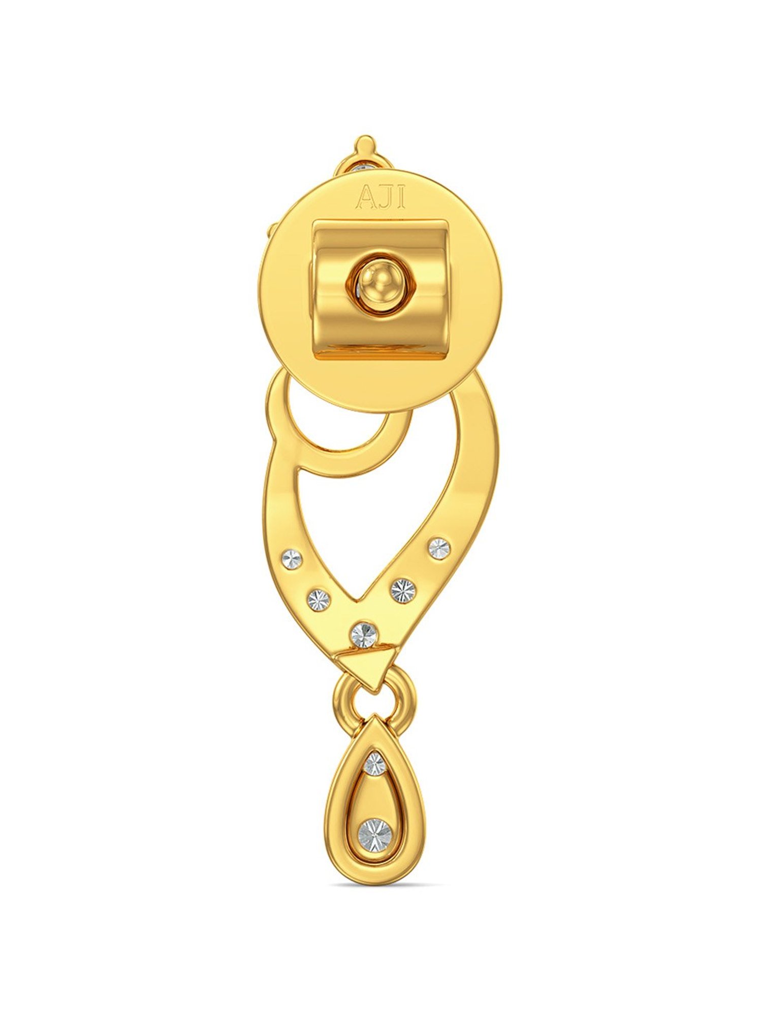 Joyalukkas 18k Gold & Diamond Drop Earrings