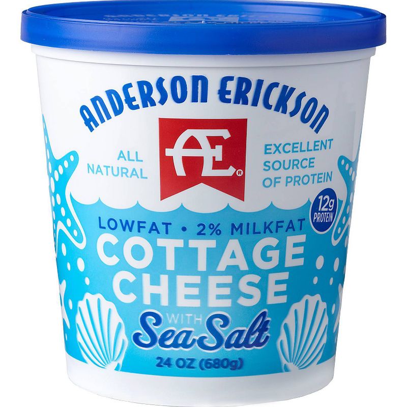 Anderson Erickson Low Fat Cottage Cheese with Sea Salt - 24oz