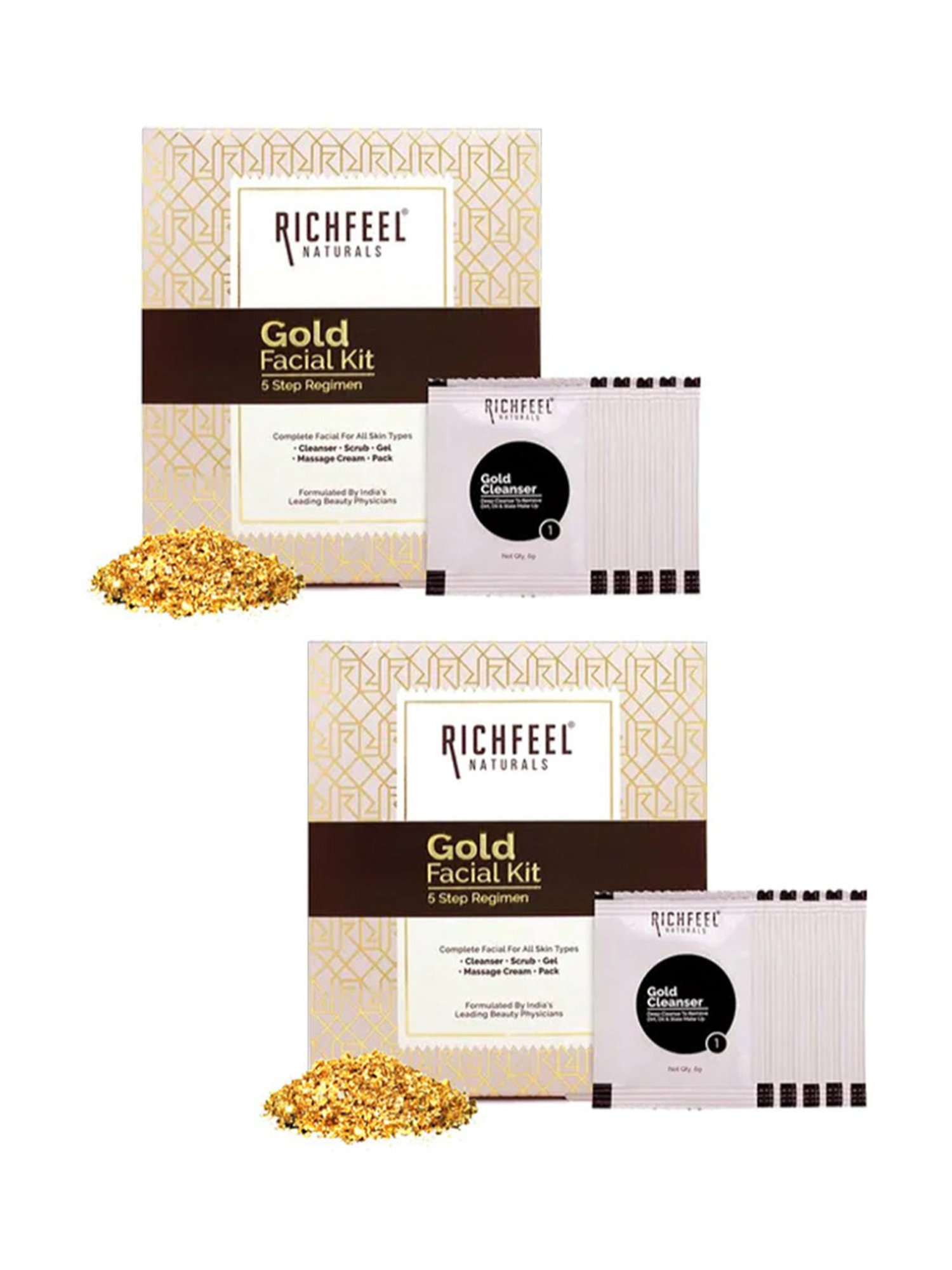 Richfeel Gold Facial Kit - Pack of 2