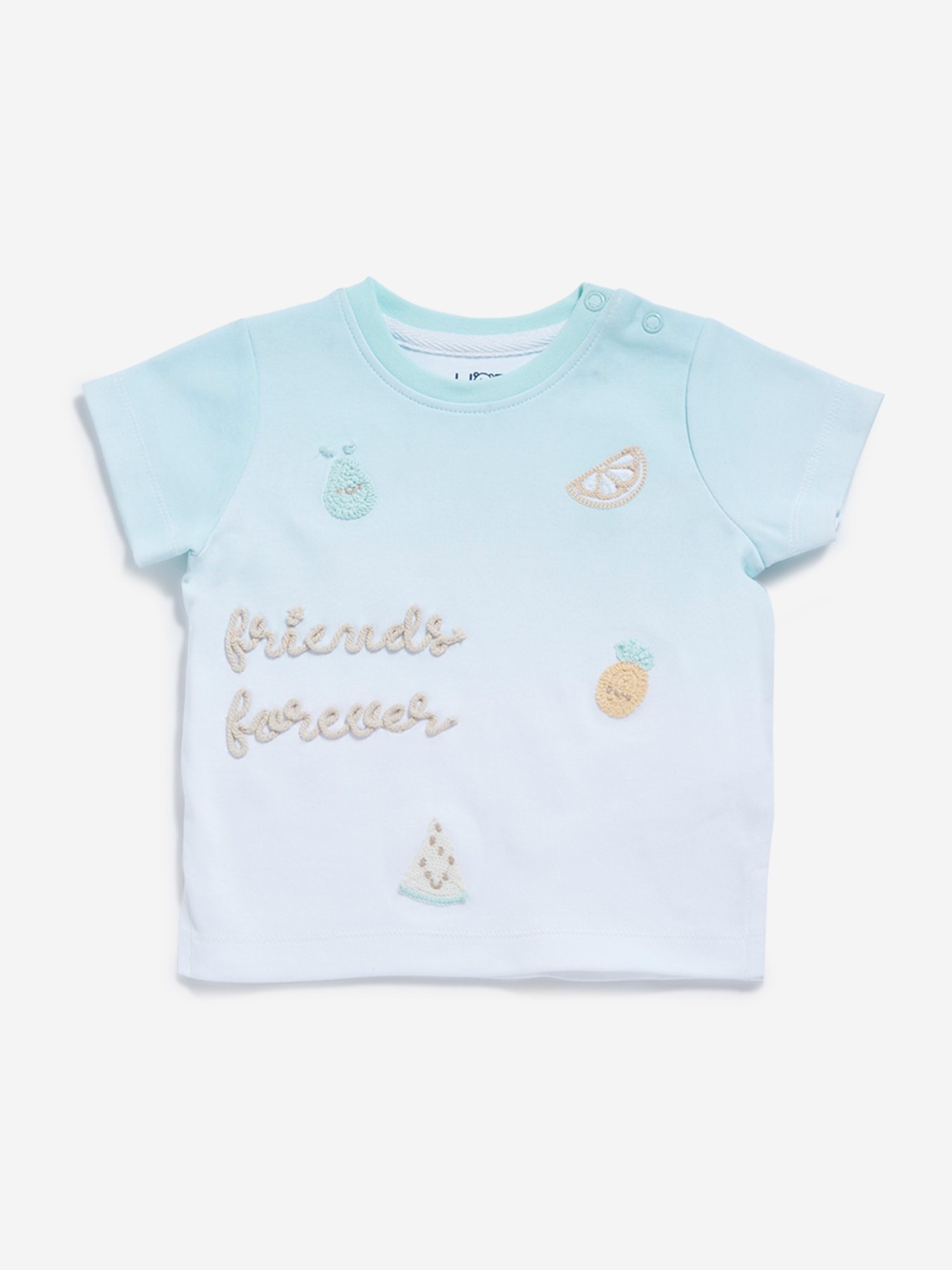 HOP Baby by Westside Blue Text Design T-Shirt