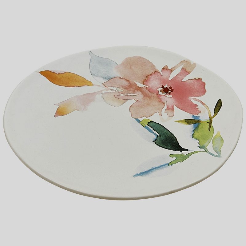 Split P First Blush Plate Set - White