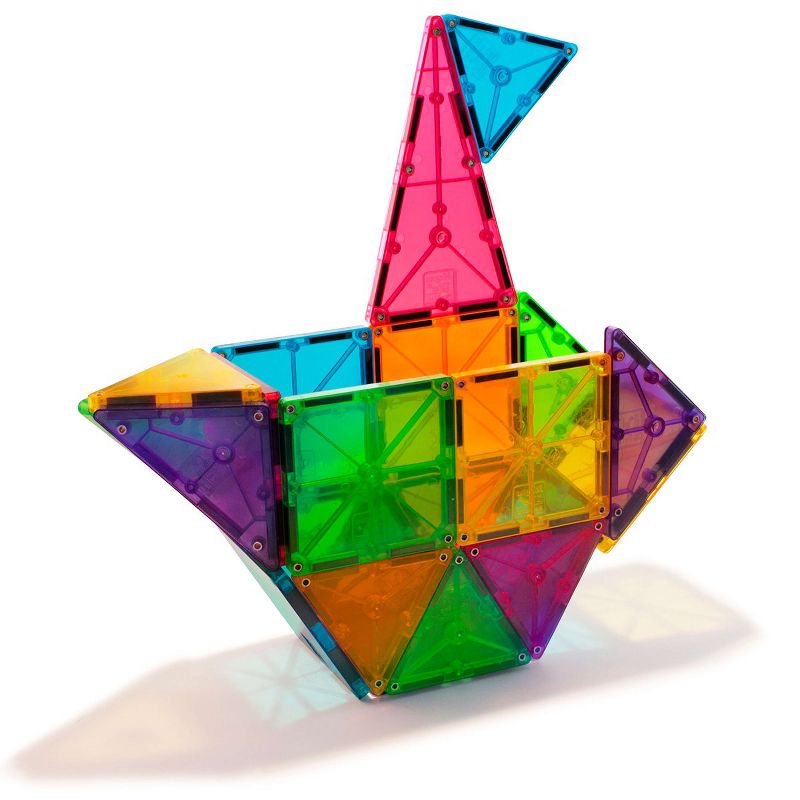 Magna-Tiles 32-Piece Clear Colors Set