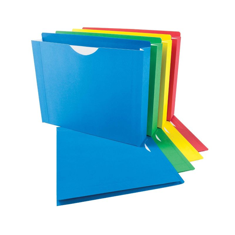 Skilcraft File Folders 3/4" Expansion 1/3-Cut Letter 100/BX Manila 2822507