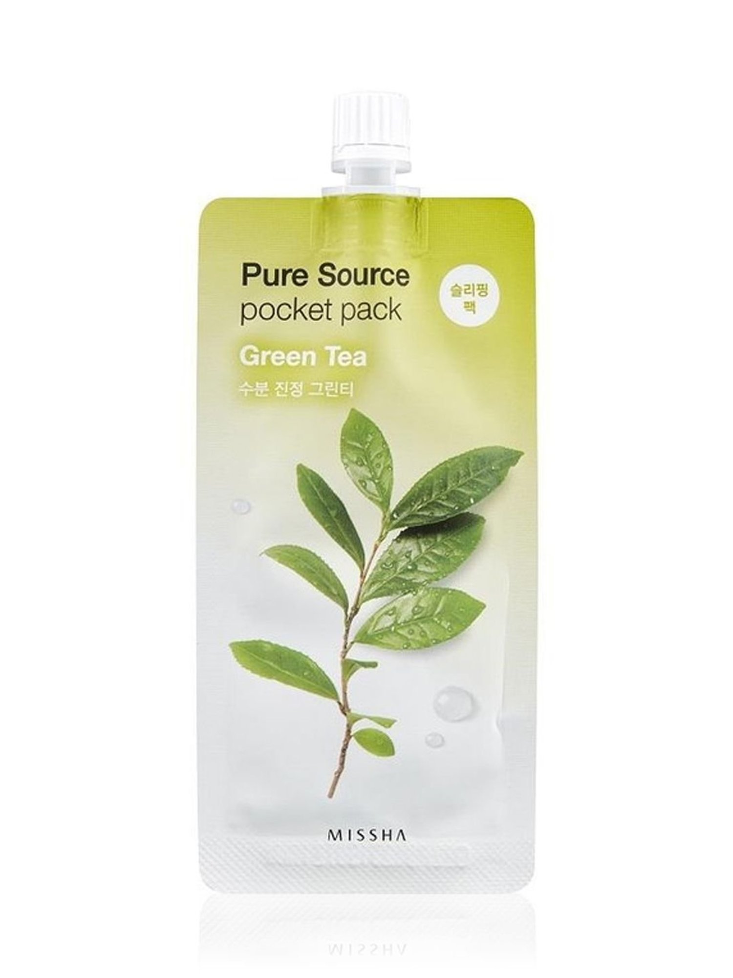 Missha Green Tea Pure Source Pocket Pack Sleeping Mask Gel - 20 ml