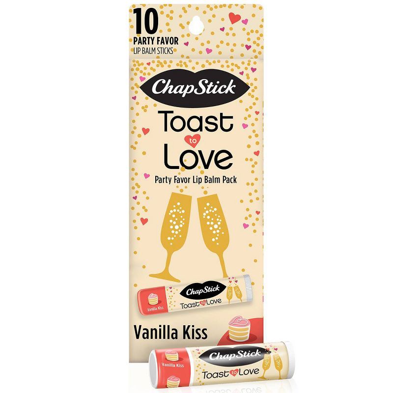 Chapstick Life Moments Toast to Love Lip Balm - Vanilla Kiss - 10ct/1.5oz