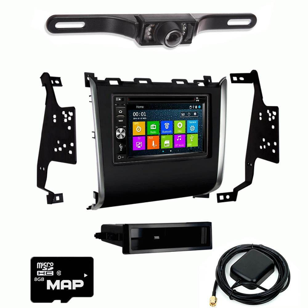 Otto Navi In Dash Navigation System DVD GPS Navigation Multimedia Radio and Kit for Nissan Pathfinder 2013-2016 with Back up camera and extra