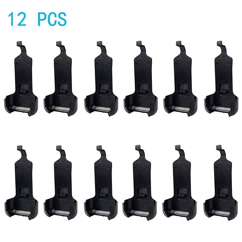 12 pcs Original Walkie Talkie Belt Clip Compatible with Two Way Radio  LT-316 WLN KD-C1 Retevis RT22 Zastone X6 NKTECH NK-U1 Zeadio ZS-B1 TIDRADIO TD-M8 RADTEL RT-10 RADIODDITY R1