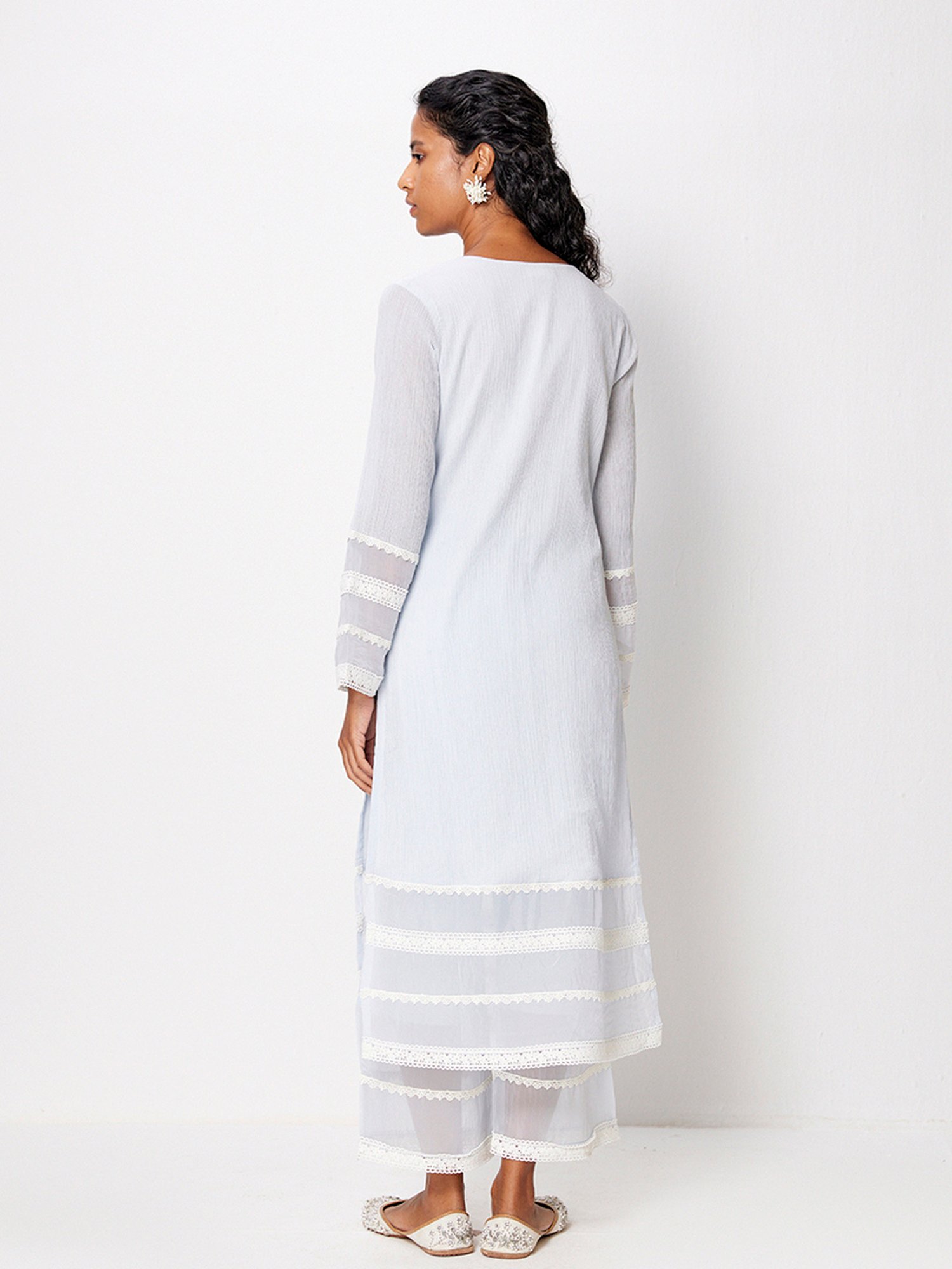 Ancestry Blue Regular Fit Kurta