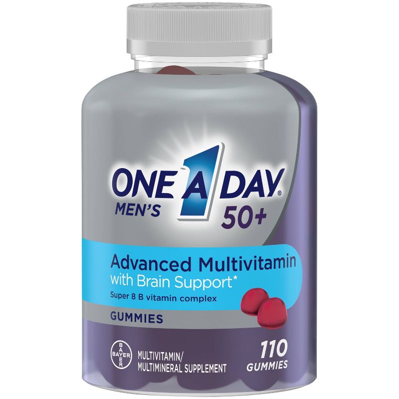 One A Day Men Multivitamins with Brain Support Gummies - 110ct