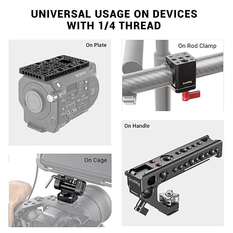Monitor Holder Mount for Camera Field Monitors Friction Up to 180&deg; 1842