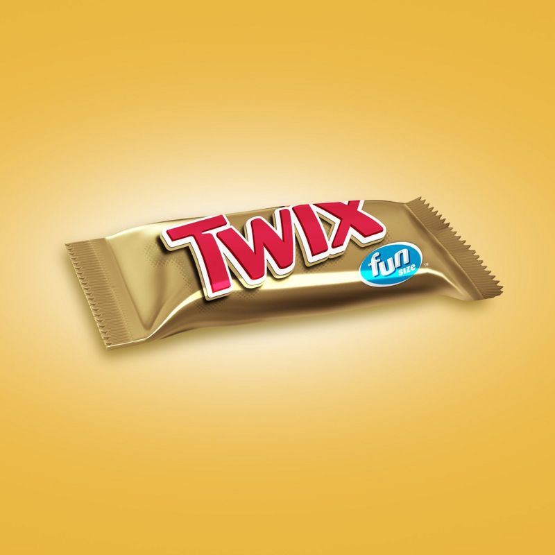 Twix Fun Size Caramel Chocolate Cookie Bar Candy - 10.83oz