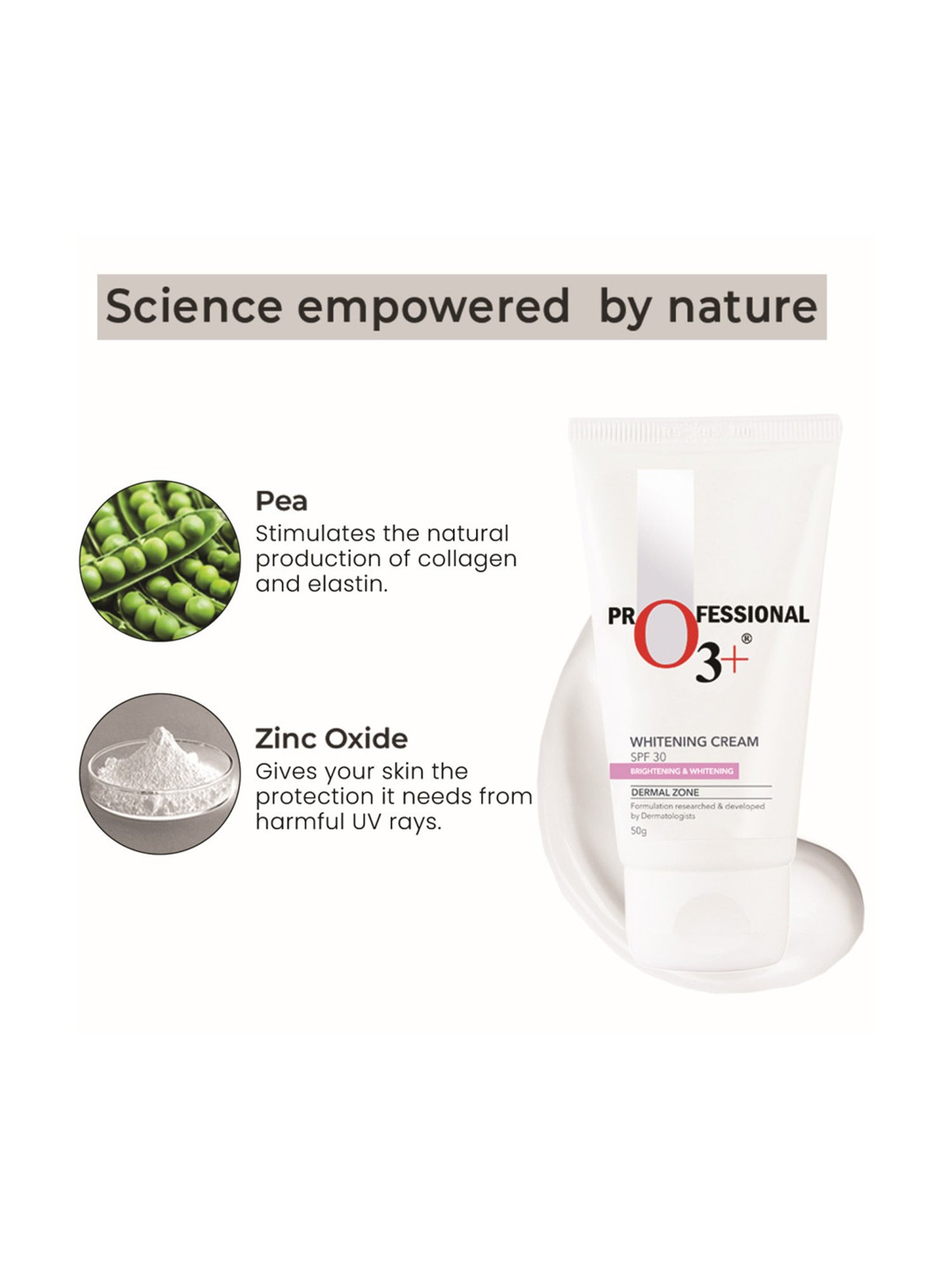 O3+ Whitening Cream SPF 30 - 50 gm