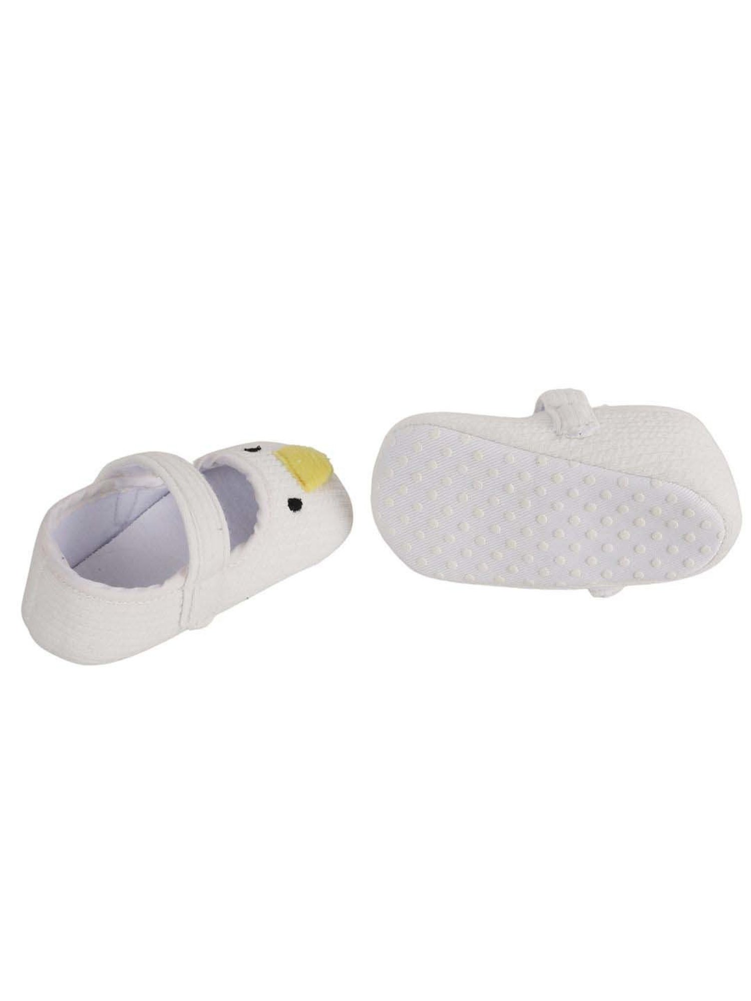 Baby Moo Kids White Casual Mary Jane Shoes