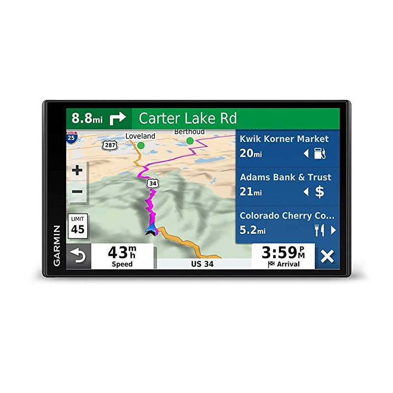 DriveSmart 55 and Traffic, GPS Navigator with 5.5&rdquo; Display, Simple On-Screen Menus and Easy-to-See Maps