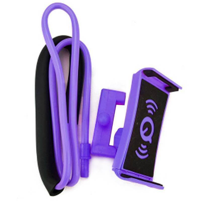 Phone Holder for Bed, Neck Phone Holder Gooseneck Cell Phone Holders, Universal Mobile Phone Stand Lazy Bracket for Taking Videos & Group Photos (White)