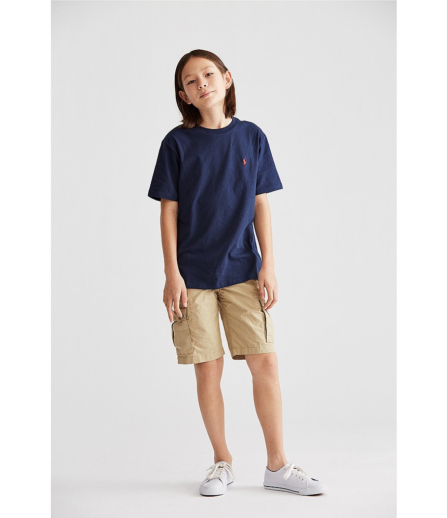 First Wave Big Boys 8-20 Camo Pull On Cargo Shorts