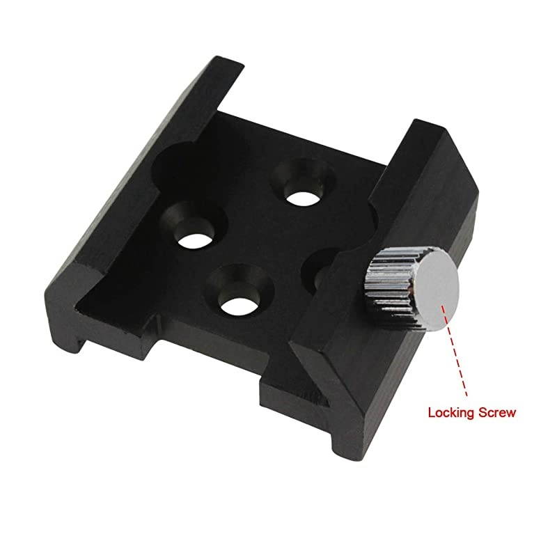 Dovetail Mounting Base With 4 Holes for M5 Screws