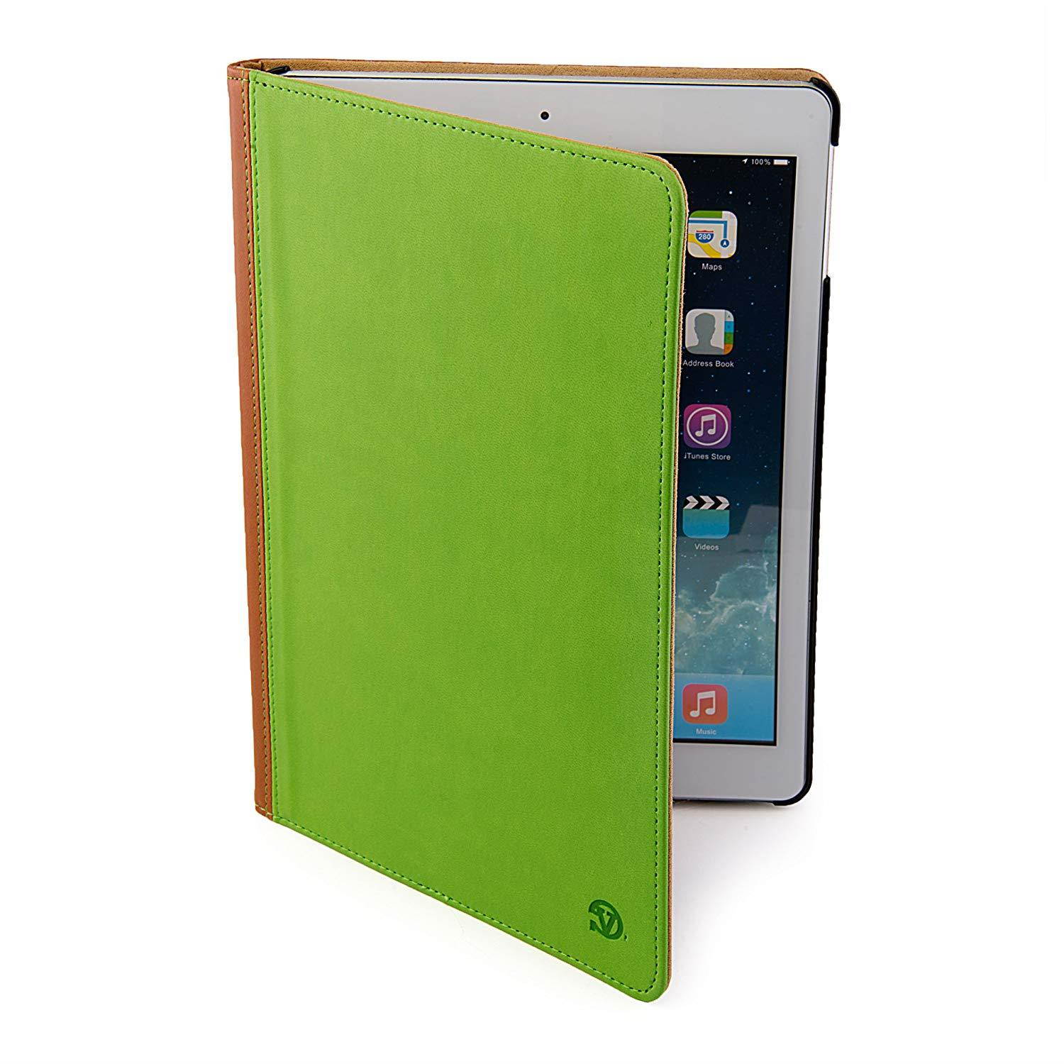 Mary Portfolio Self Stand Case for iPad Air with Sleep Mode and Camera Hole