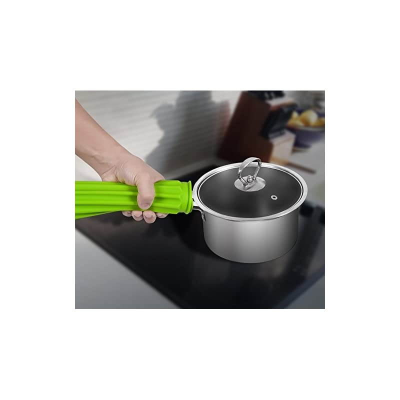 9"X12" Environmental Silicone Mats, Premium Quality Insulated Flexible Durable Non Slip Coasters Hot Pads Hot Dishes, Pots Pans - Waterproof Trivet mat, Tableware Pad, Hygienic Safety, Black