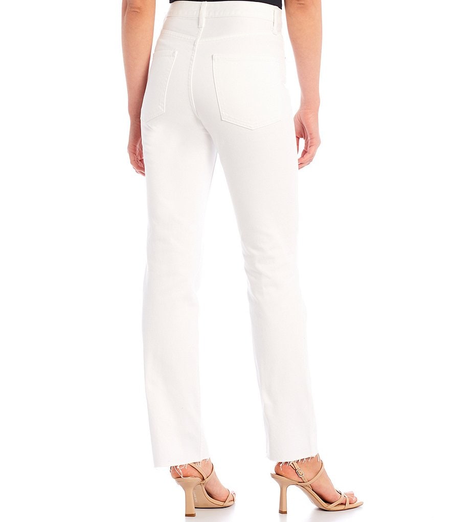 Every Straight Leg Ankle Crop Front Zipper Jeans